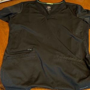 Ladies short sleeve scrub top